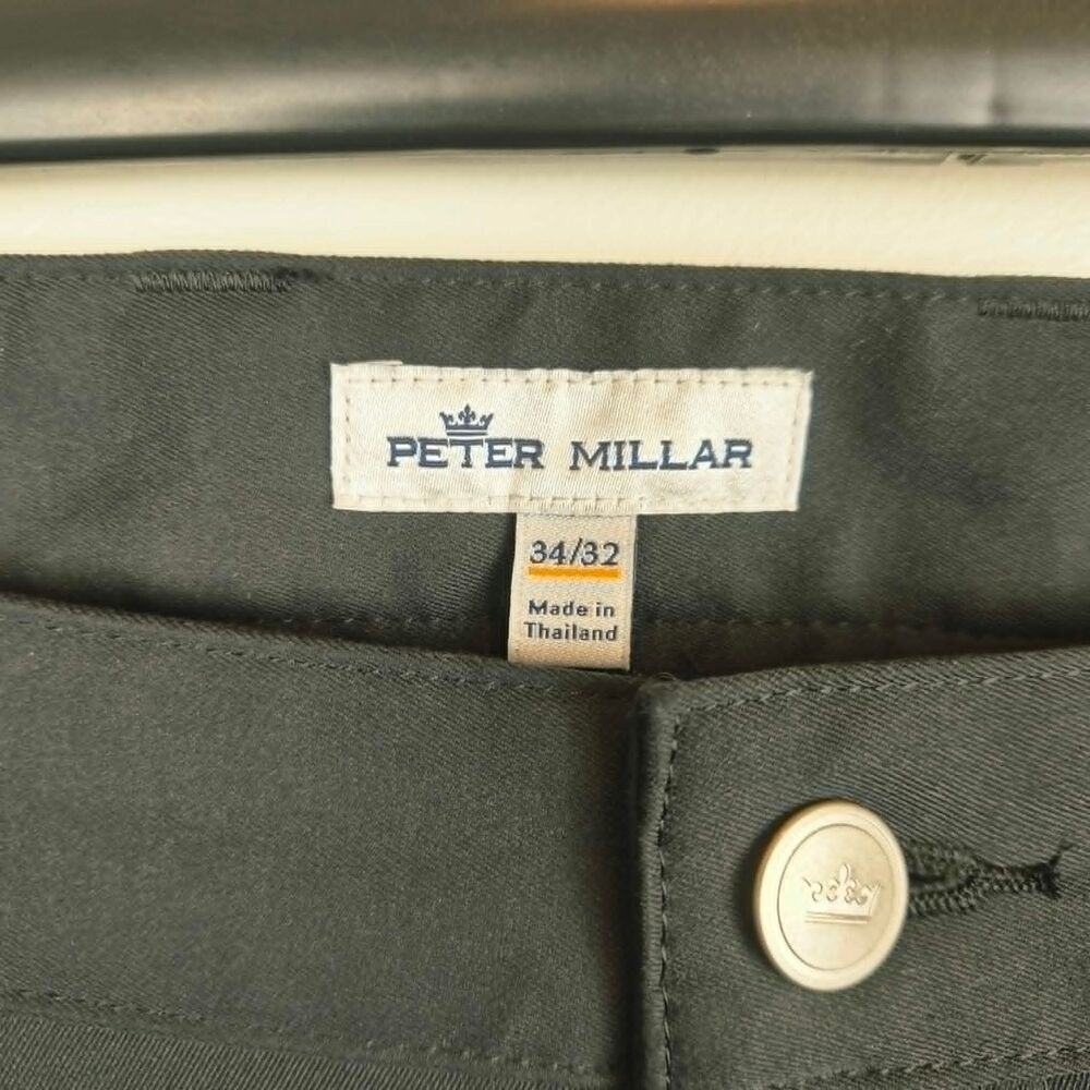 Peter Millar eb66 Crown Performance Five-Pocket Pant EUC Black - Picture 2 of 12